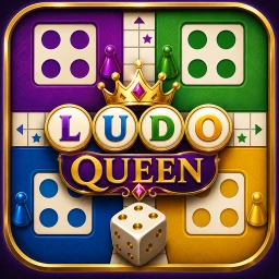 Значок Ludo Queen - Official