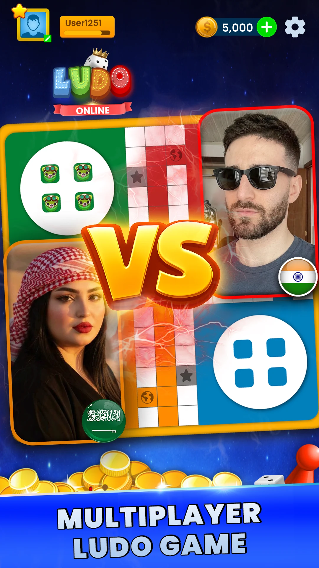 Ludo Online Dice Board Game screenshot